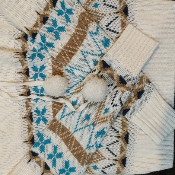 Derek Heart Cropped Hooded Sweater - Picture 6 of 7